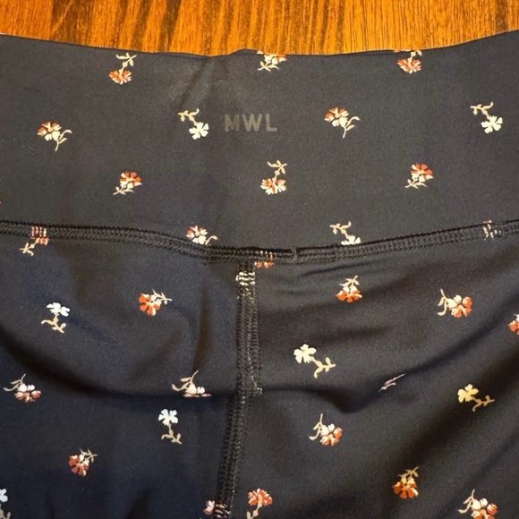 Madewell MWL Black Floral Print Bike Shorts - Picture 6 of 6